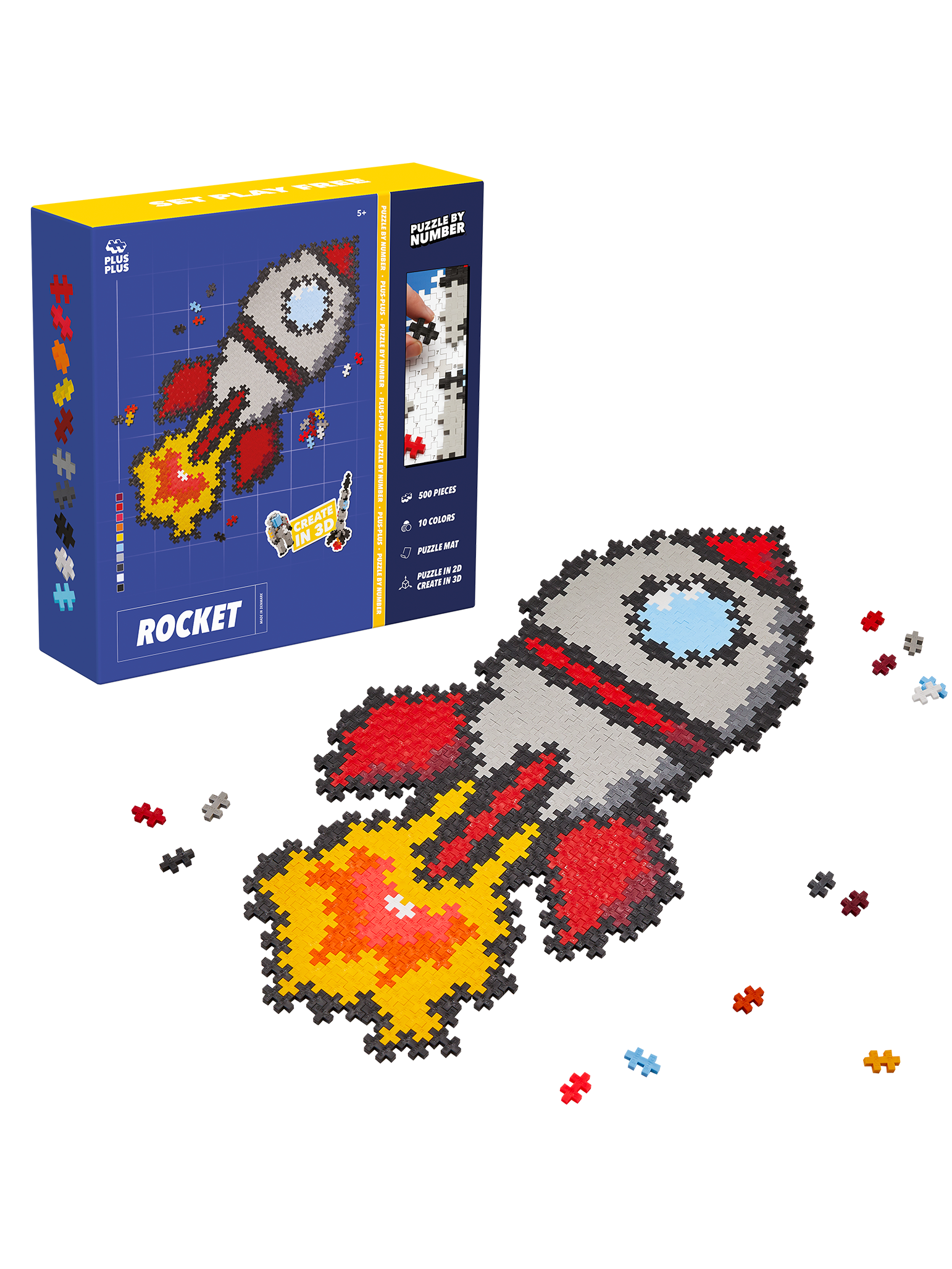 Puzzle By Number - Rocket